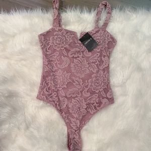 Light purple lace bodysuit